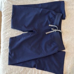 Navy high waisted Livingston scrub pants